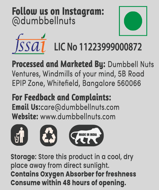 Dumbbell Nuts Black Pepper Cashew - 19% Protein