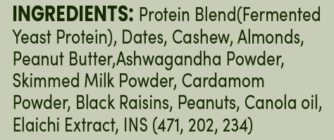 Dumbbell Nuts Ashwagandha Protein Bites – 21% Protein